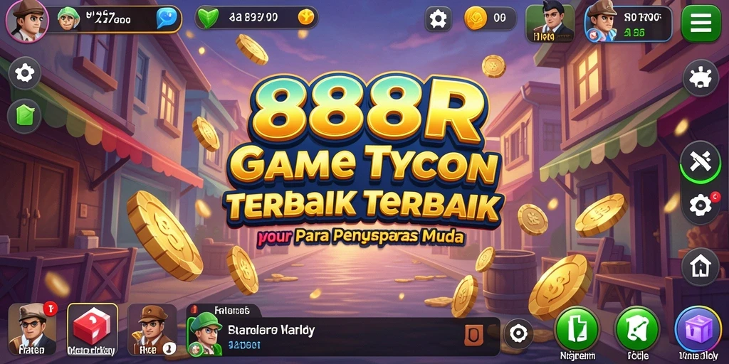 Tampilan gameplay <strong>888R</strong> yang menantang dan seru di dunia Tycoon.