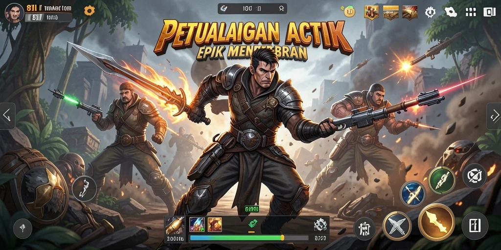 Screenshot 8II menampilkan aksi seru dalam gameplay yang mendebarkan.