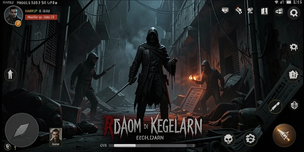 Screenshot gameplay HARAPJP menangkap momen ketegangan yang mendebarkan.