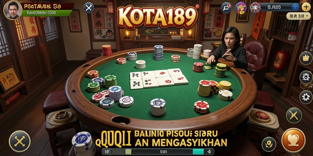 Screenshot gameplay QiuQiu KOTA189 yang menarik dan seru.