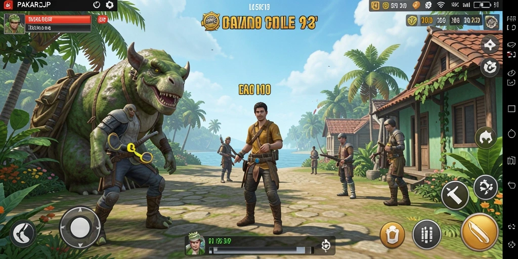 Screenshot utama PAKARJP menampilkan aksi gameplay yang mendebarkan dalam simulasi.