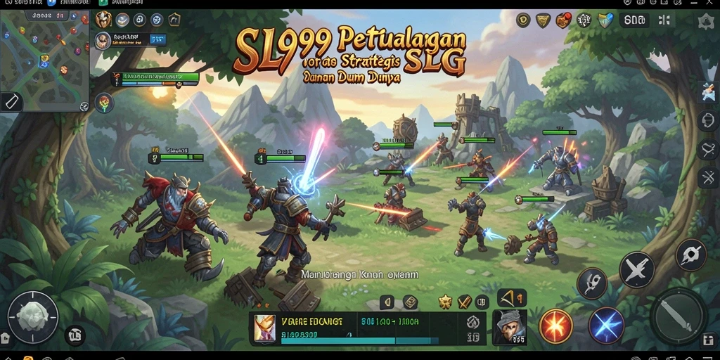 Gameplay seru SL999 dengan strategi mendalam dan pertempuran menarik.